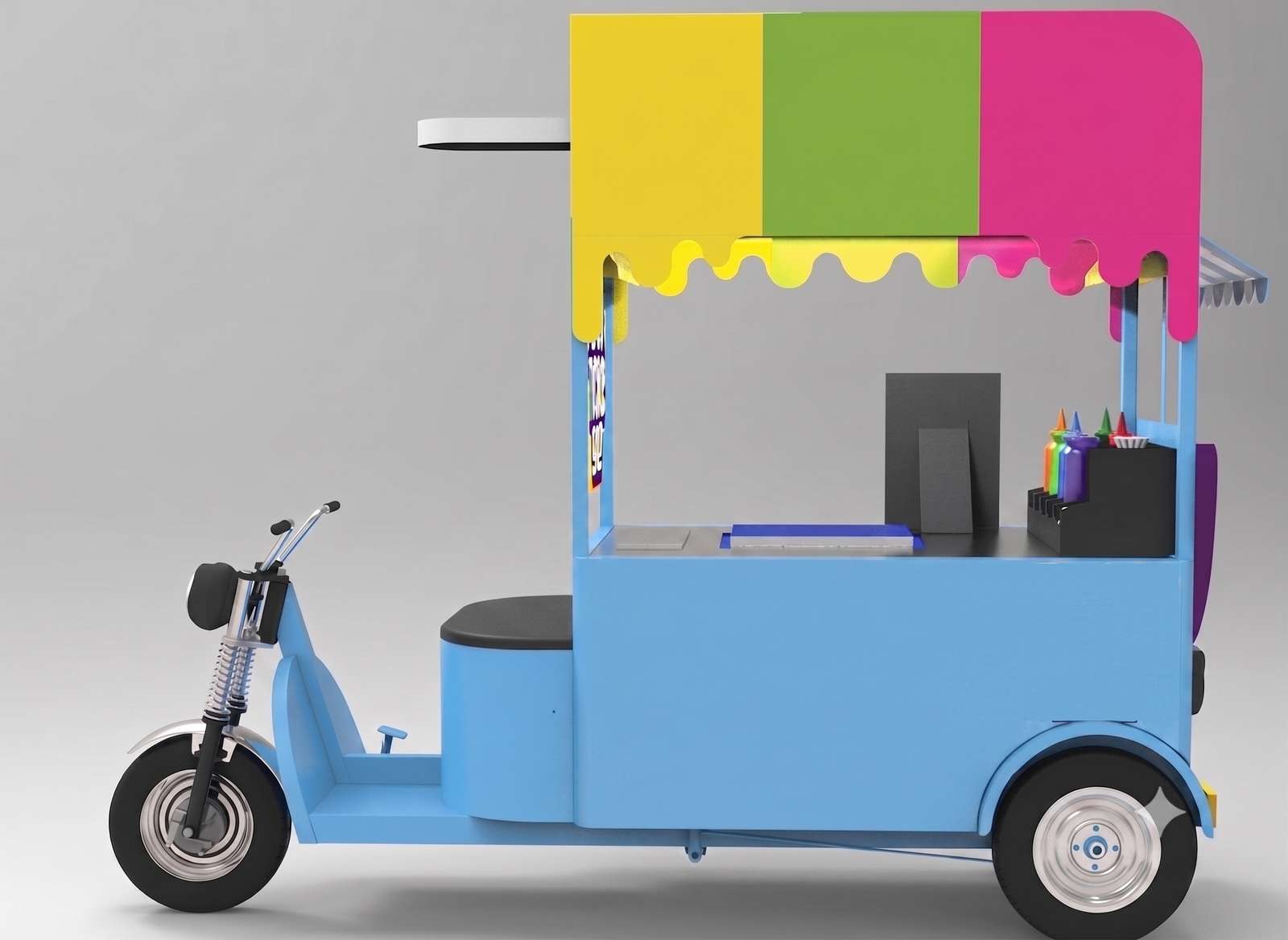 Business on Wheels electric vending cart